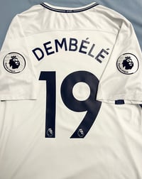 Image 1 of Tottenham Hotspur “DEMBÉLÉ 19” 2017/18 Home Shirt + PL patches (XL)