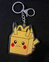 Pocket Monster Pikachu Kids Meal Food Combo Keychain Charm