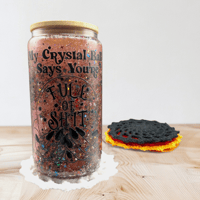 Image 1 of Crochet Spider Web Coasters: Spooky Halloween Drink Coasters, Set of 4