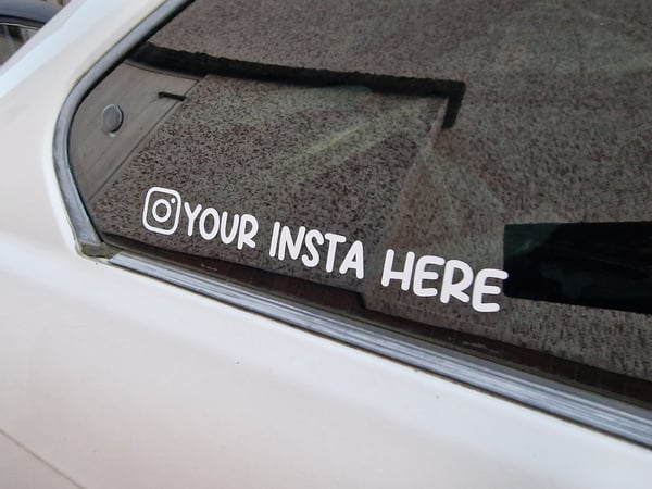 Image of Personalised Instagram tags (Pack of 2)