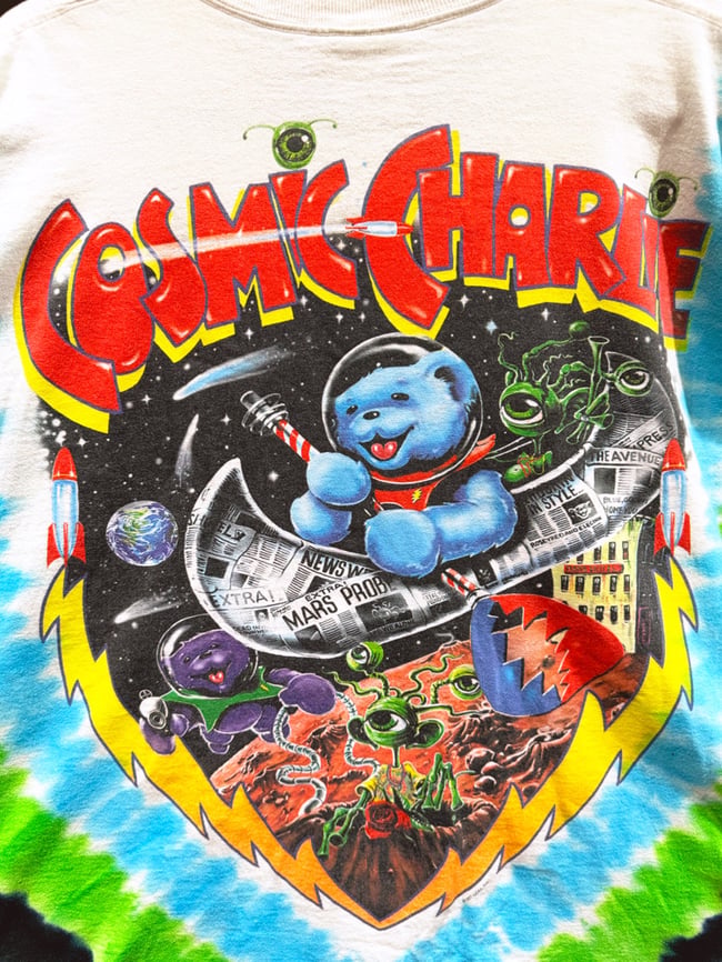 Grateful Dead 1997 Cosmic Charlie T-Shirt - Size XL (boxy)