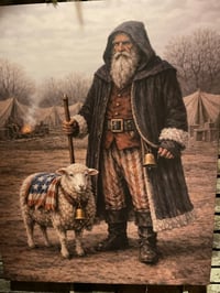 Image 3 of #1 ... Civil War Santa ~  16x20 ~ Canvas Wrap ~