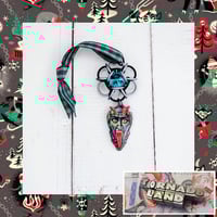 Creepy Krampus Hexapetalon Ornament