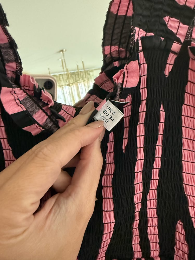 Image of Pink zebra dress 