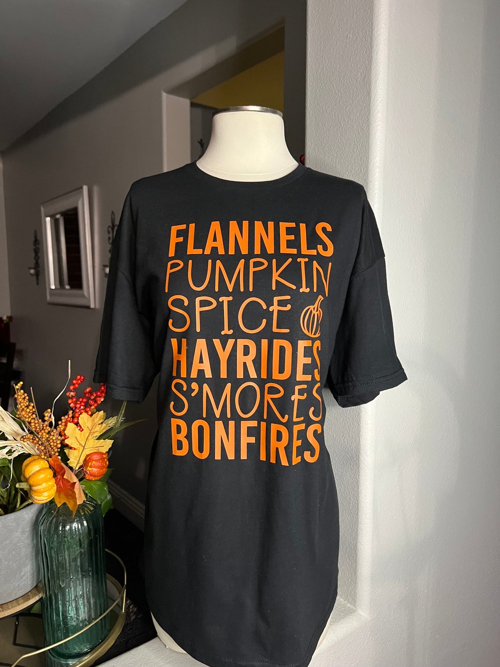 Flannels-Hayrides-Bonfires Tee