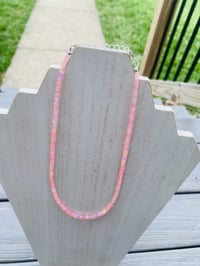 Image 2 of Pink Fire Opal necklace