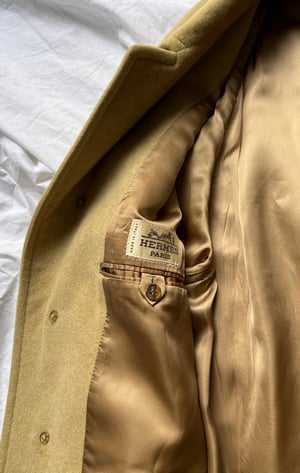 Hermès 2000's Cashmere Coat Camel - Size L