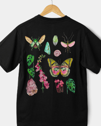 Image 4 of Libra Nature Chart Black T-shirt
