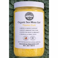 Organic Seamoss gel passion fruit 16oz