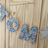 Image 1 of Liberty Fabric Letter Garland