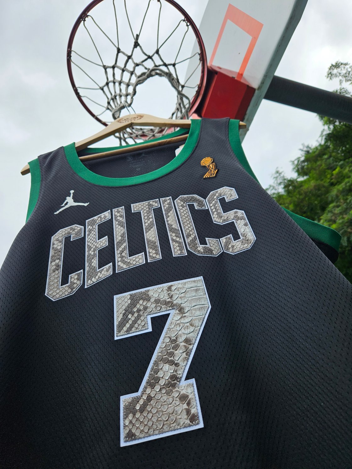 Image of Jaylen Brown snakeskin jersey