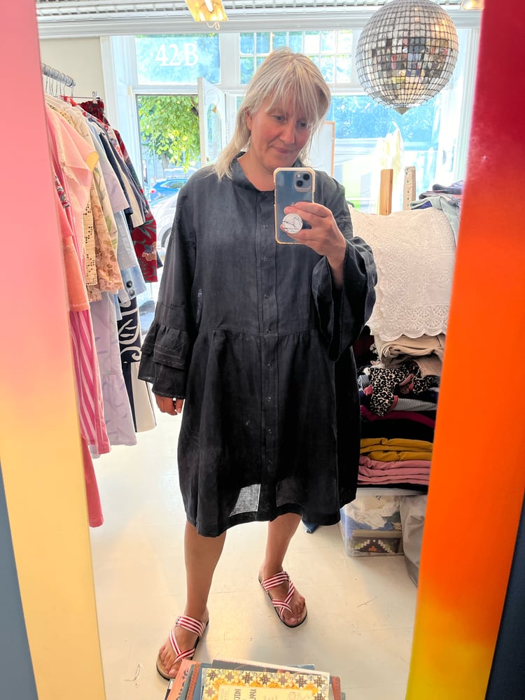 Image of Pernille kjole i sort (m-xxl)