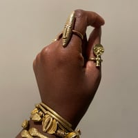 Image 1 of Lineage// Brass Mask Ring
