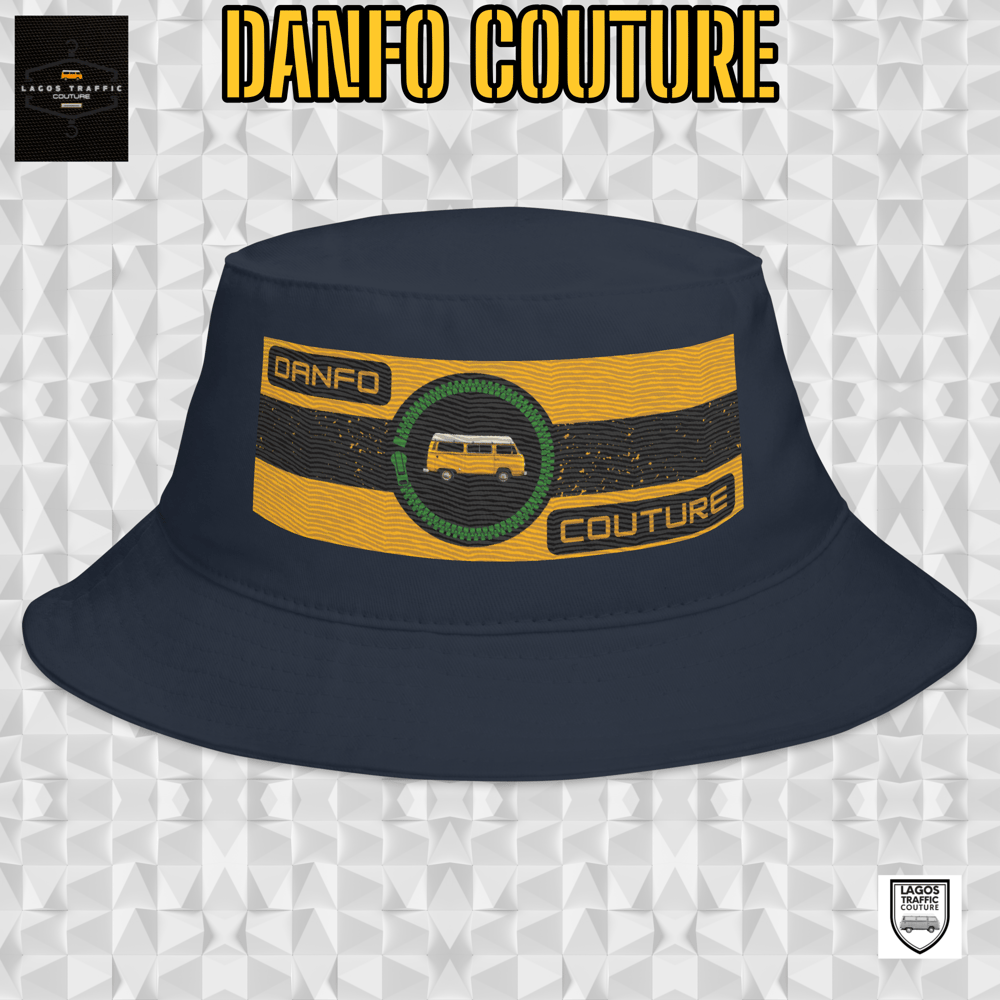 DANFO COUTURE TWILL BUCKET HAT (DANFO YWL/ GRN)