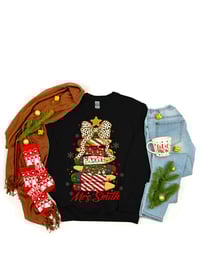 Image 1 of Teachers Christmas (Tree)Sweatshirt