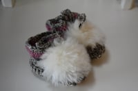 Image 4 of Wool Booties - 0-6 months - Handmade in Ireland
