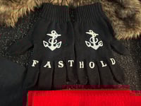 Image 15 of USA super warm winter hat OG striped dp scarf & Gloves