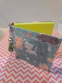 Image 2 of Cute Cat Sticky Note Cover — Cat Memo Pad for Desk & Bag