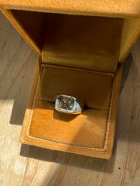 Image 3 of green spinel signet 
