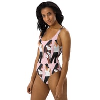 Image 4 of Icons One-Piece Swimsuit Pink
