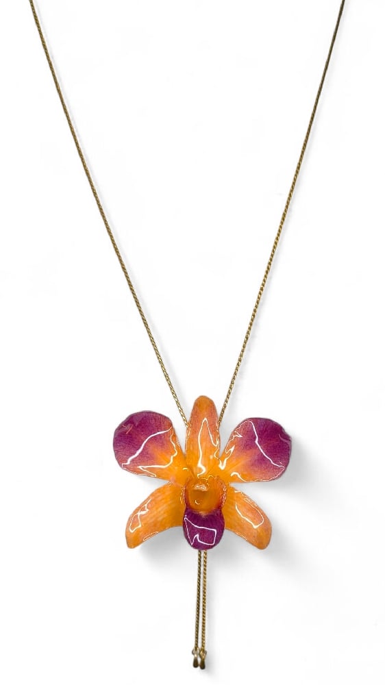 Image of Dendrobium Orchid Sliders (Blue & Oranges)