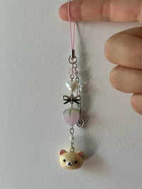 Image 4 of Kuma Strawberry phone charm 🍓