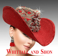 Image 1 of HOUDINI RED WESTERN HAT 