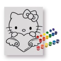 Image 1 of HELLO KITTY PAINT KIT 4