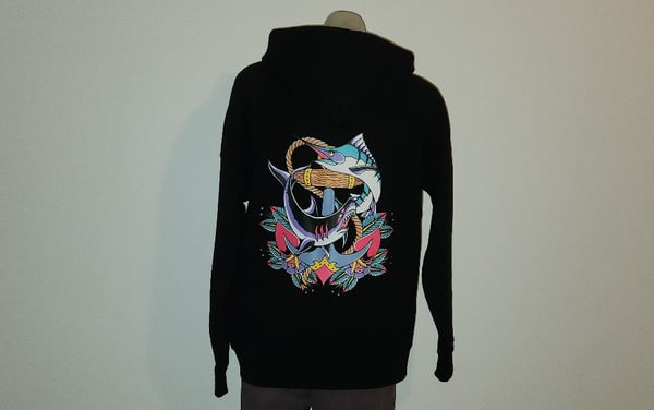 Image of Under The Sea Zip Hood (Black)