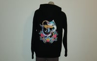 Image 1 of Under The Sea Zip Hood (Black)