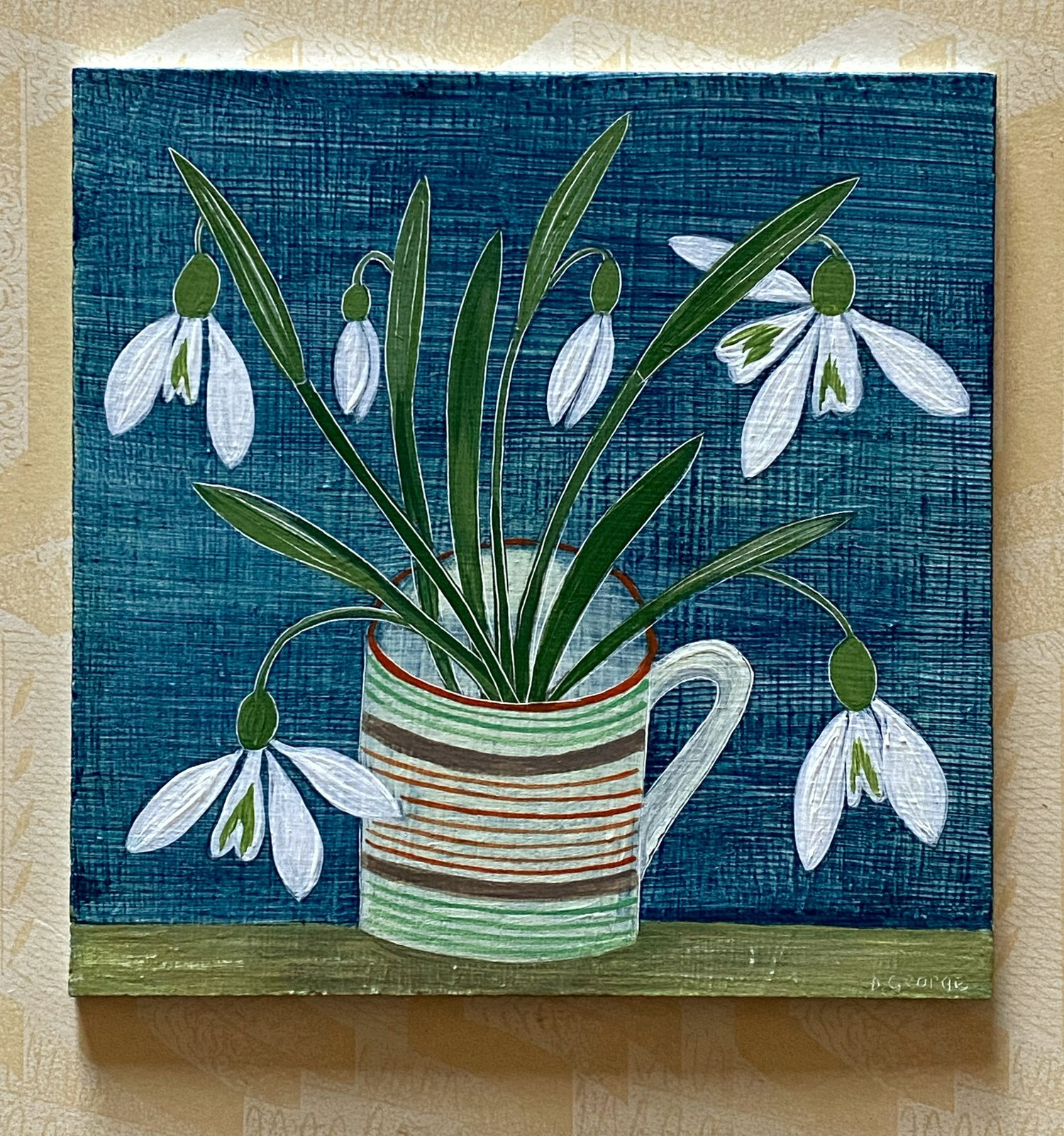 Image of Tiny cup of Snowdrops 