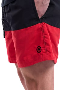 Image 2 of Warrillow swim shorts in Black and Red 3XL ONLY