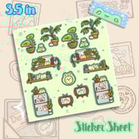 Froggo’s Home Decor Sticker Sheet