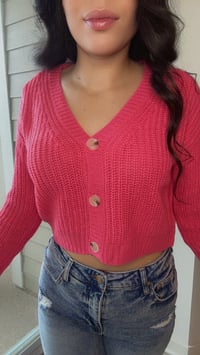 Image 2 of Sweetheart Knit Cardigan
