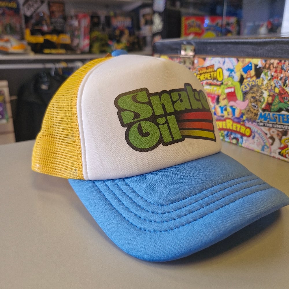Image of Snake Oil MASK Trucker Snapback Hat
