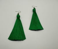 Image 4 of Long tassle earring (deep edition) 