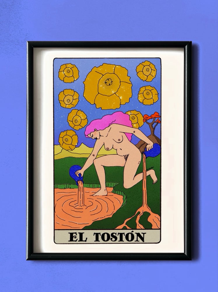 Image of El Tostón Tarot Art Print
