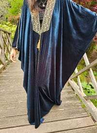 Image 1 of Tatreeze Velvet Abaya (Made in Jordan)