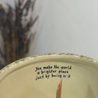 Image 3 of orange dreamsicle scented candle (hidden message inside)