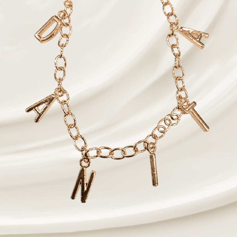 Personalized gold plated bracelets 