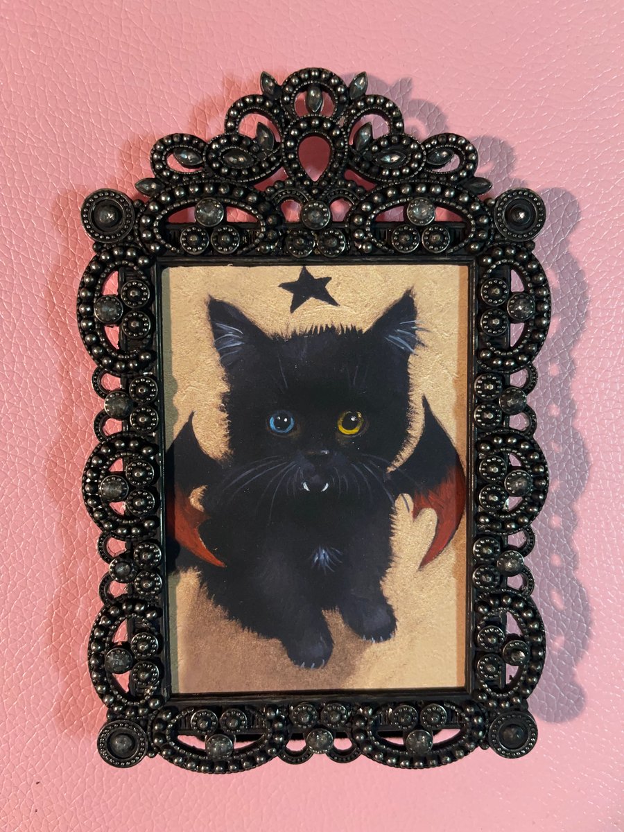 Image of "Catman" Framed print