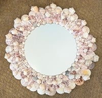 Image 1 of Seashell Mirror 21”