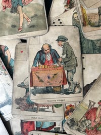 Image 2 of Ancien jeu de divination La Sibylle des Salons, fin XIXème siècle! Complet! Rare!!