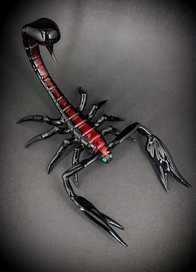 Image of Black & Red Dichroic Scorpion