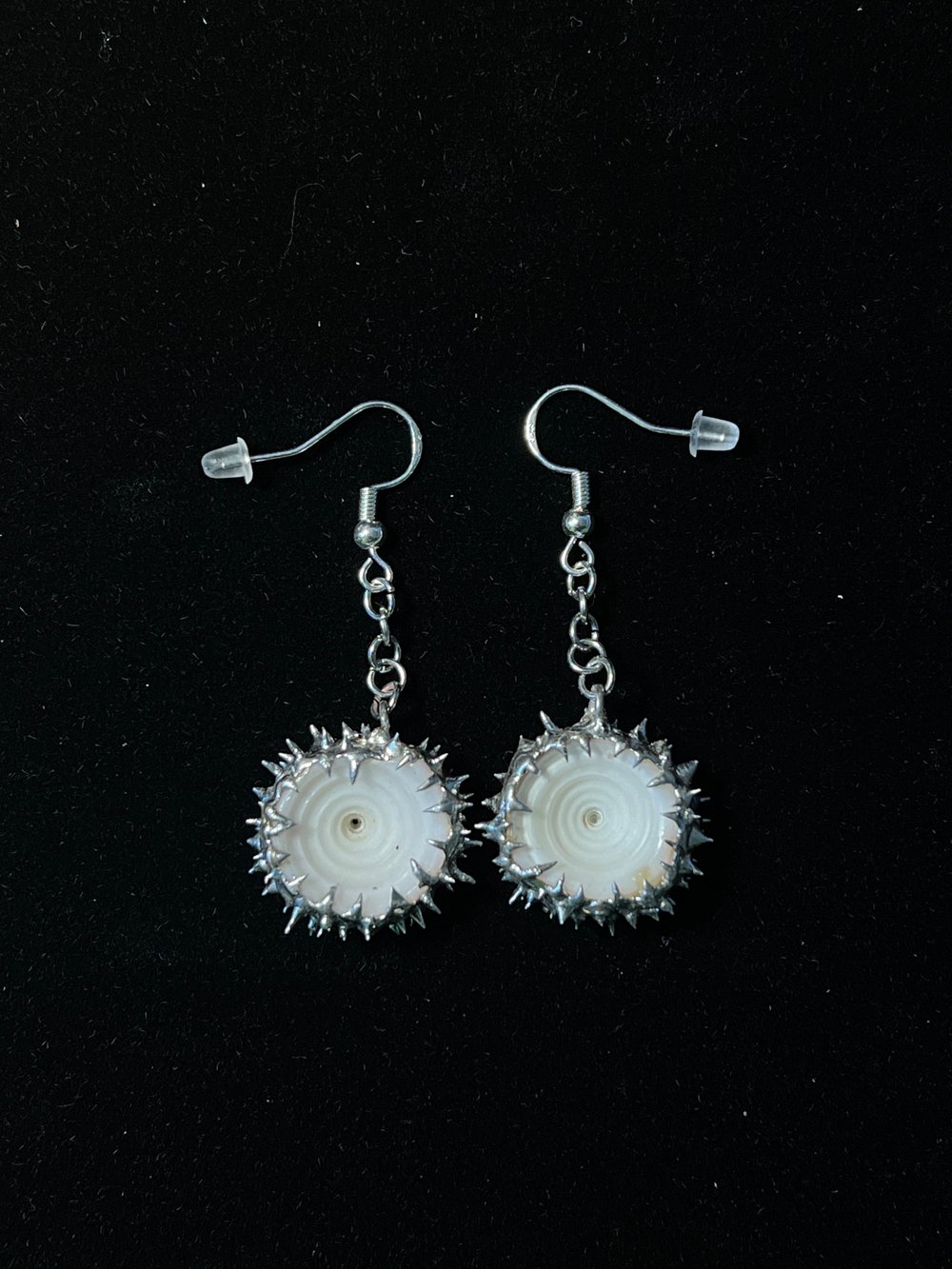 Spiky Puka Shell Earrings 