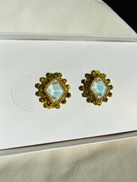 Image 4 of Golden Stud Earrings 