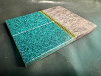 Image 3 of Maple Burl & Grip-Tec Segmented Knife Scales