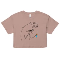 Image 1 of hell yeah Women’s crop top 