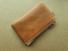 EDC Small Zipper Pouch - tanned oily bread leather