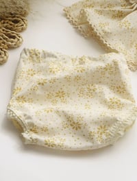 Image 2 of Photo prop - Newborn girls photography set - Eiline - mustard flowers